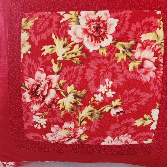 Cottagecore Floral Duck Down Filled Soft Bed Throw Pillow Cushion Farmhouse Home - Picture 2 of 5